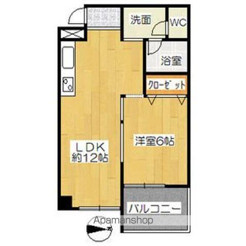 PIA TAIHOビル(1LDK/2階)の間取り写真