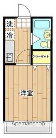 メゾン緑ヶ丘Ⅱ(1K/2階)の間取り写真