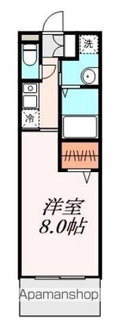 アン・フィールド(1K/1階)の間取り写真