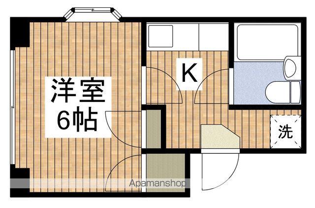 ビバリーヒルズ(1K/1階)の間取り写真