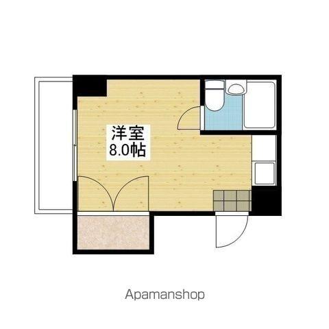 三光ガスビル(ワンルーム/5階)の間取り写真