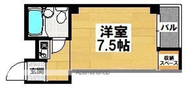 プレアール上住吉(ワンルーム/3階)の間取り写真