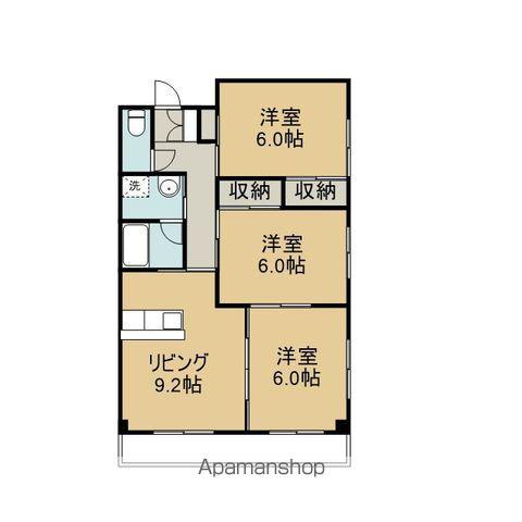 第一メゾンロワ千島(3DK/3階)の間取り写真