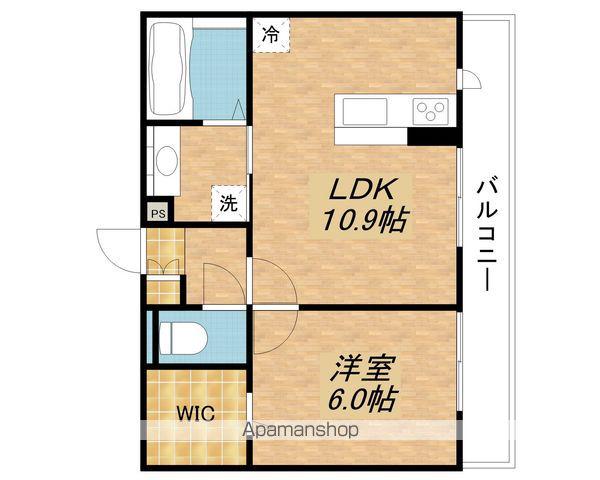 フィーデル プラッツ(1LDK/3階)の間取り写真