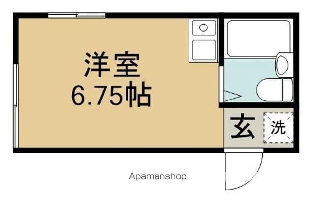 アネックス阿佐谷(ワンルーム/1階)の間取り写真