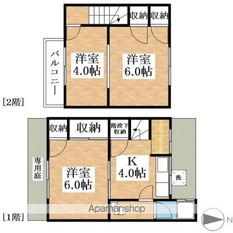 ベルハウス(3K)の間取り写真