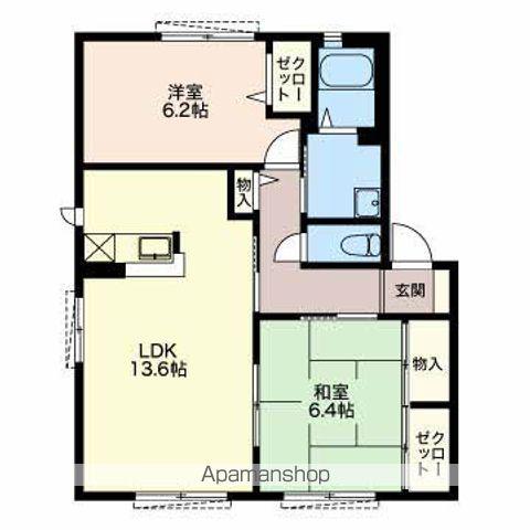 コートバリュージュ C(2LDK/1階)の間取り写真