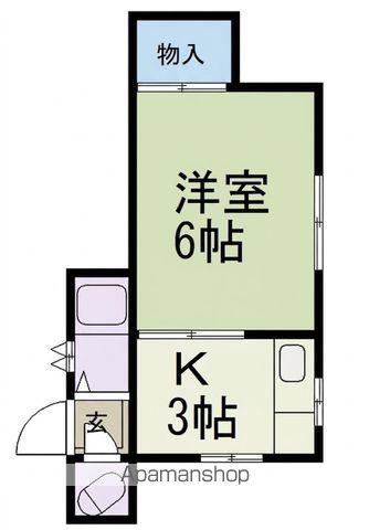 田口マンション(1K/3階)の間取り写真