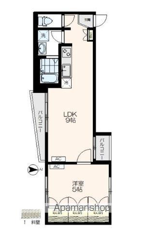 ライブコア目白(1LDK/3階)の間取り写真