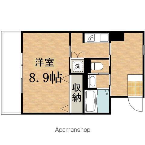 かわせみ(1K/5階)の間取り写真