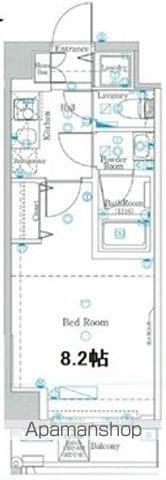 ユリカロゼ東武練馬(1K/5階)の間取り写真