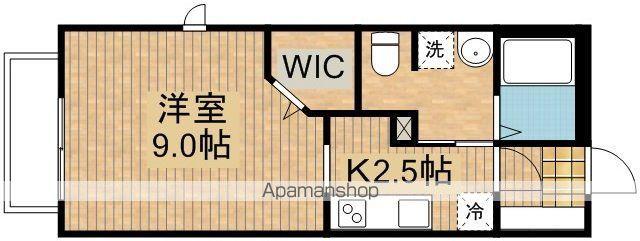 シャーメゾン・アイ(ワンルーム/1階)の間取り写真