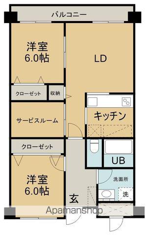 エム・フラッツ(2SLDK/2階)の間取り写真