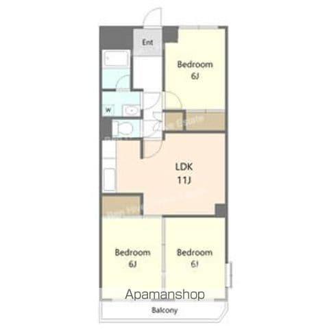 BEVERLY HILLS藤ヶ丘(3LDK/7階)の間取り写真