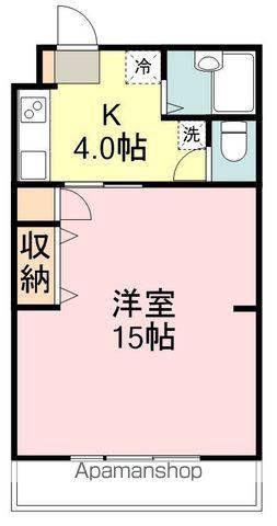 シェモア泉中央(1K/1階)の間取り写真