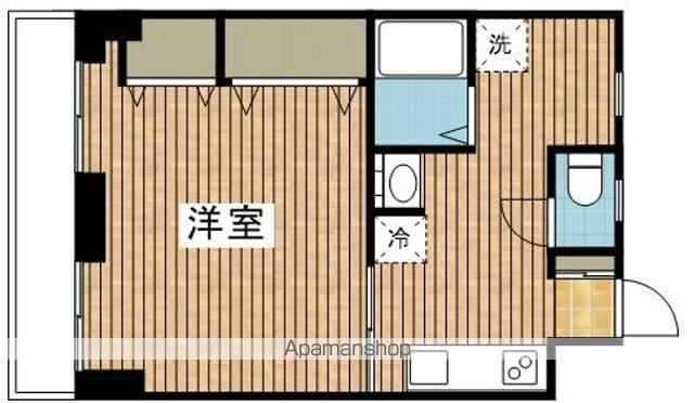 メゾンカフカス(1K/5階)の間取り写真