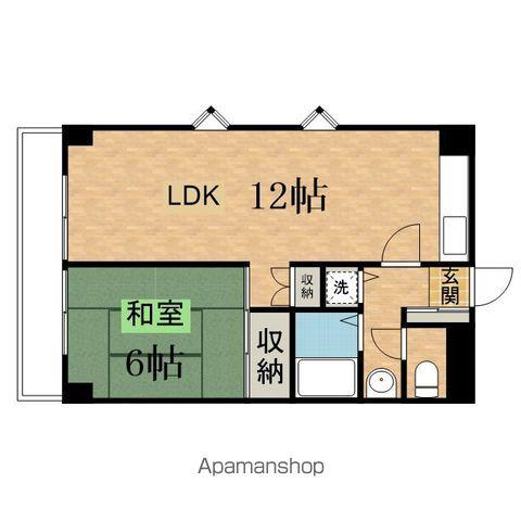 サンハイムタチバナC(1LDK/3階)の間取り写真