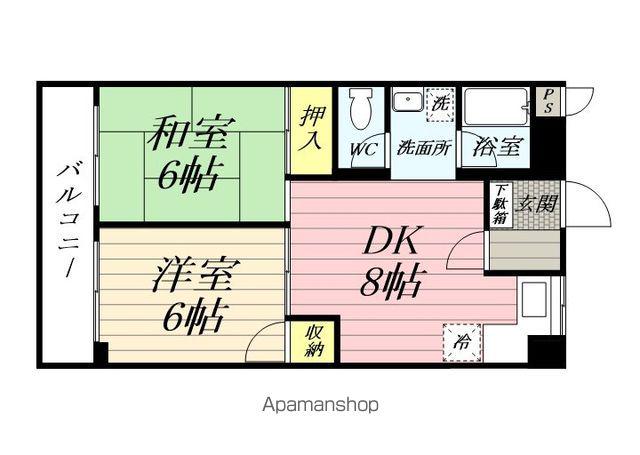 コトブキハイツ 4階階 間取り