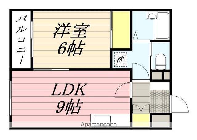トーカンキャステール日ノ出町(1LDK/4階)の間取り写真