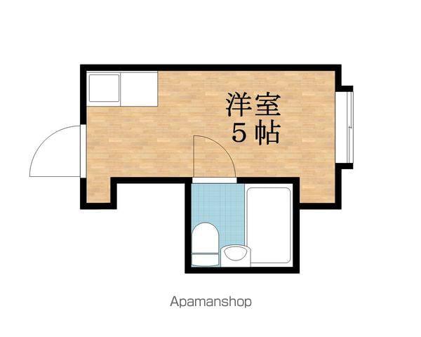 ラパンジール都島(ワンルーム/4階)の間取り写真