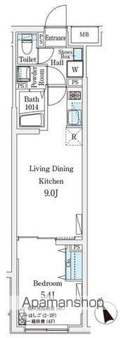 CREATIF駒澤大学前(1LDK/2階)の間取り写真