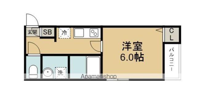 アーバン清水沼(1K/1階)の間取り写真