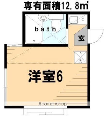 エルハイム鶴見(ワンルーム/2階)の間取り写真
