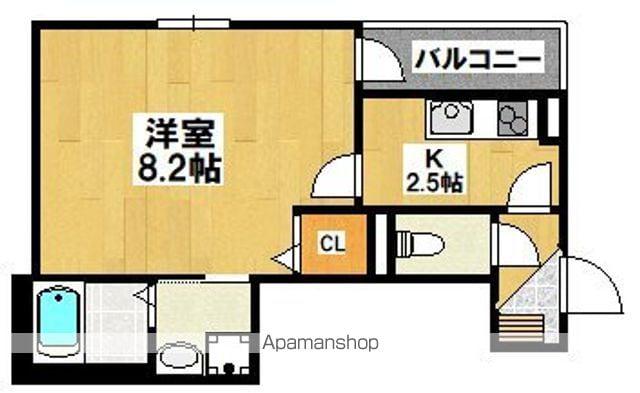 ロイヤルコートあびこ(1K/3階)の間取り写真