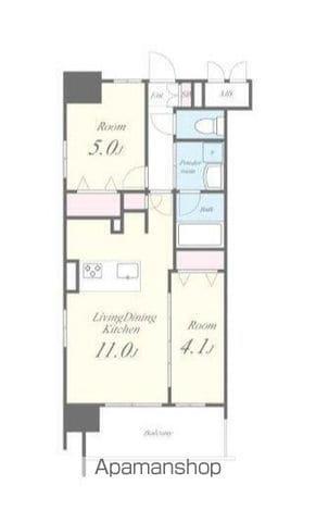 ROOTS SHINJUKU WAKAMATSUCHO(2LDK/3階)の間取り写真
