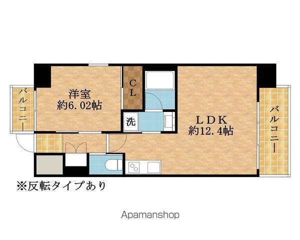 プレジオ森河内ASIAN(1LDK/11階)の間取り写真