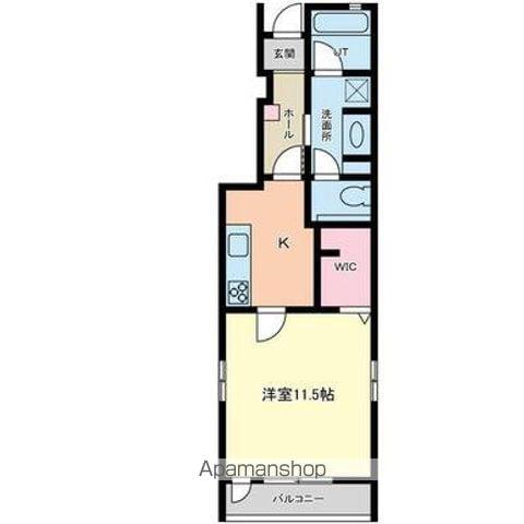 G&GレジデンシャルN17(1K/1階)の間取り写真