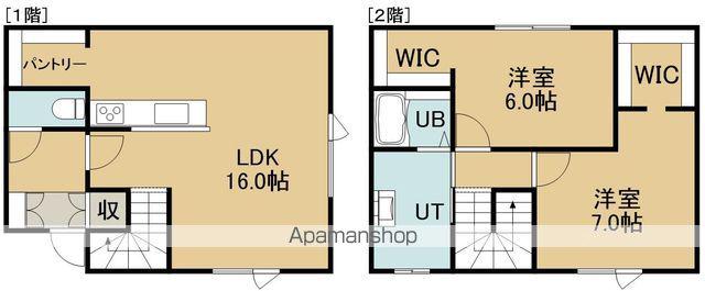 SMART TERRACED(2LDK/1階)の間取り写真