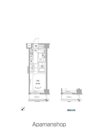 RELUXIA北赤羽(1K/2階)の間取り写真