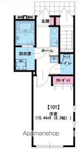 フォレストハウス方南町(1K/1階)の間取り写真