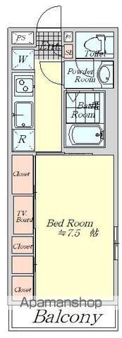 AREA51(1K/3階)の間取り写真
