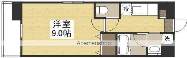 エスト東古松(1K/2階)の間取り写真