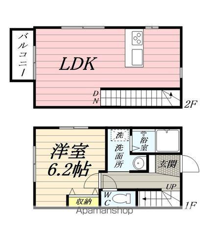 テラスＨＯＴ(1LDK)の間取り写真