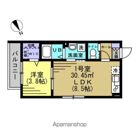 MJ松戸(1LDK/2階)の間取り写真