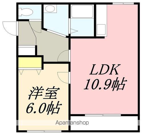 SAISON CLAIR SHOWA(1LDK/2階)の間取り写真