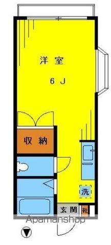 ローゼンハイム(1K/2階)の間取り写真