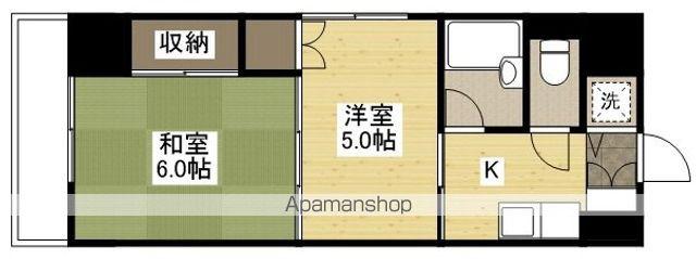 コーポサントピア(2K/2階)の間取り写真