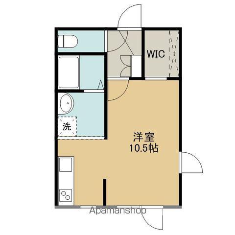 POCOA TERRACE Ⅰ(1K/2階)の間取り写真