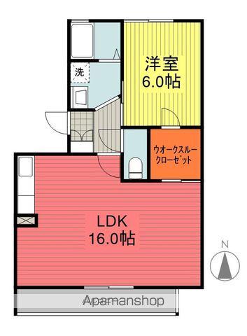 ラ・ルミエール(1LDK/3階)の間取り写真