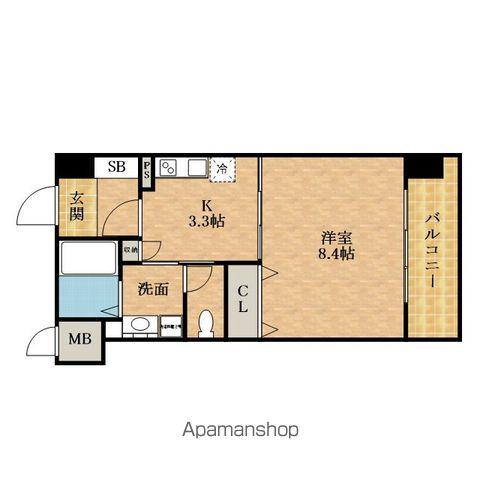 T&N RESIDENCE(1K/1階)の間取り写真