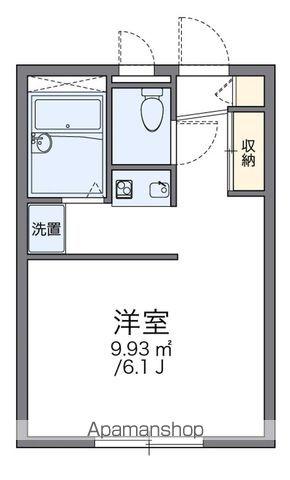 レオパレスパークハイム(1K/2階)の間取り写真