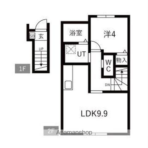 KA PILINA(1LDK/2階)の間取り写真