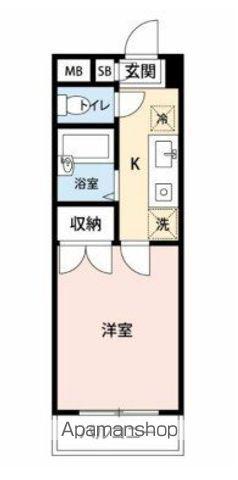 マイナビSTAYミライエ成増メゾン(1K/2階)の間取り写真