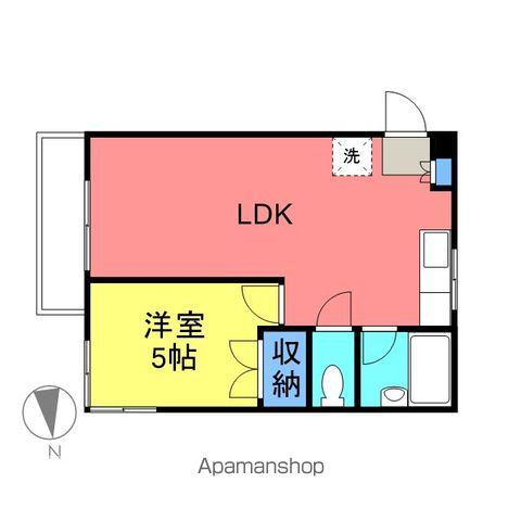 VIVI行田(1LDK/2階)の間取り写真