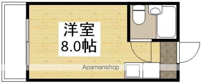 センチュリー伊島B棟(ワンルーム/3階)の間取り写真