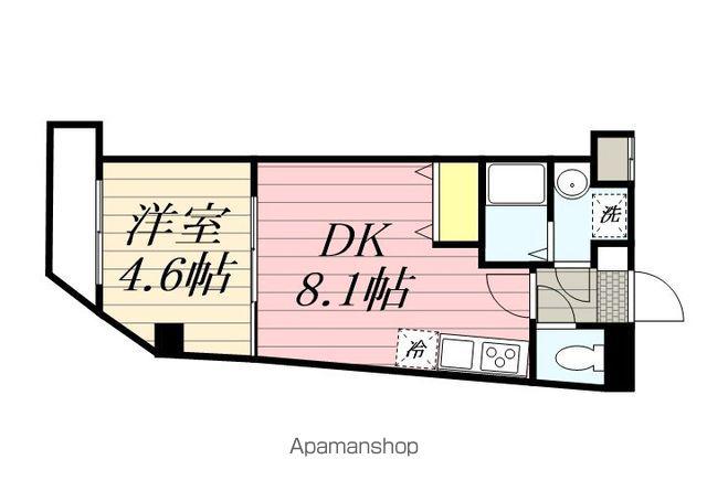 リマペル幕張(1LDK/1階)の間取り写真